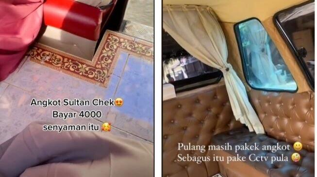 Angkot Sultan yang Viral, Serasa Naik di Mobil Mewah, Udah Pernah Belum?