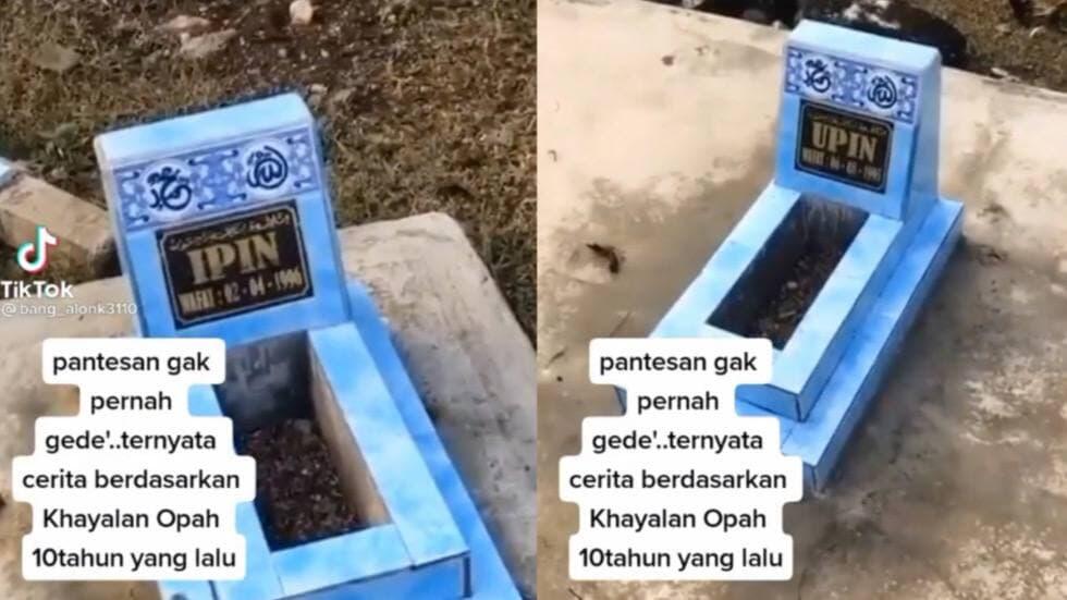 Beredar Makam Upin dan Ipin di Malaysia