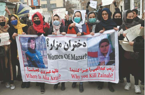 Taliban Menggunakan Pepper-Spray Kepada Demonstran Wanita Di Kabul