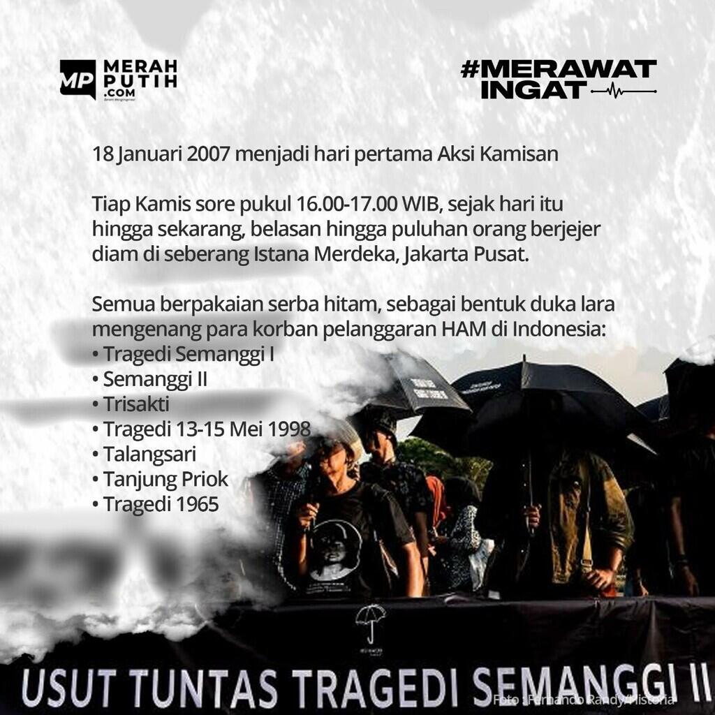 Aksi Kamisan, Menuntut Kepastian dari Depan Istana Negara