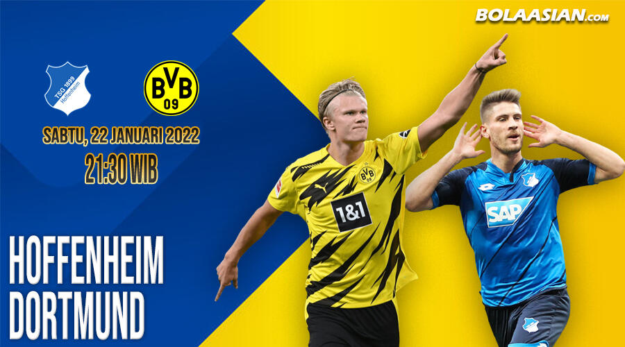 Prediksi Akurat Hoffenheim vs Dortmund 22 Januari 2022