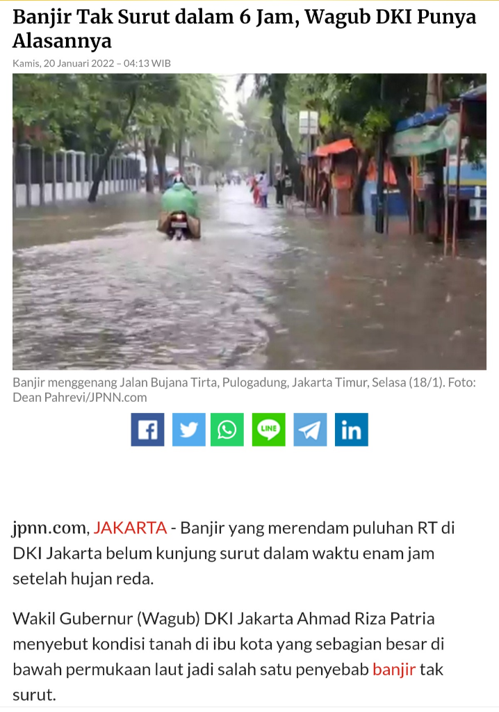 Kerja Senyap Disuarakan Anies Usai Disentil soal Banjir Jakarta