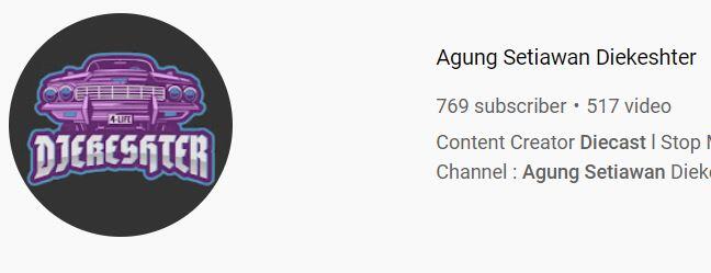 Stopmotion Youtube Channel - Agung Setiawan Diekeshter