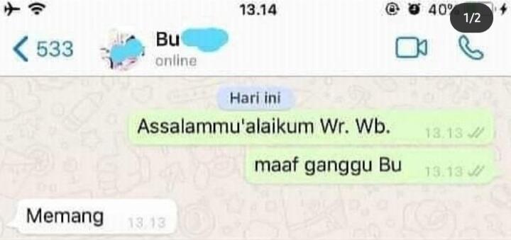 Drama Chat Dosen Dan Mahasiswa yang Menggelitik Kotak Tertawamu