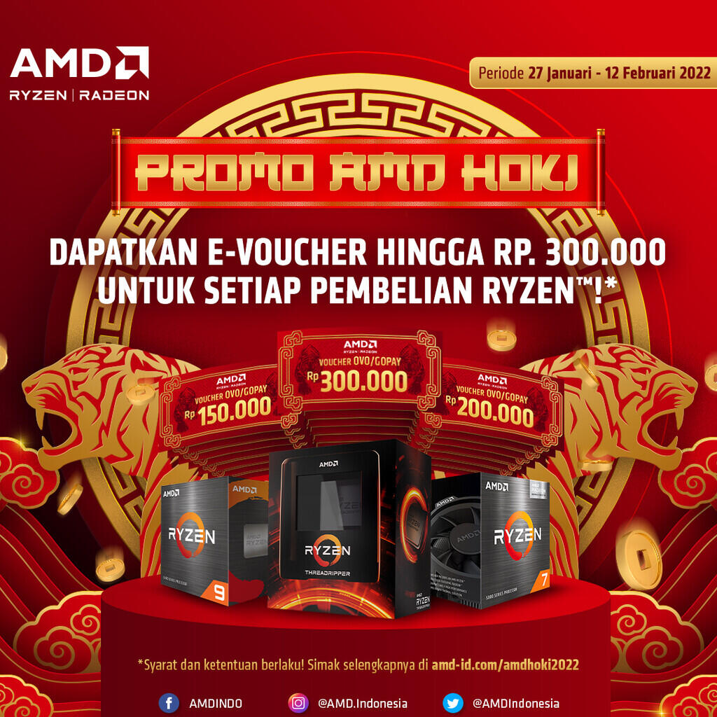 Promo AMD Hoki Bisa Dapet Cashback Gan!