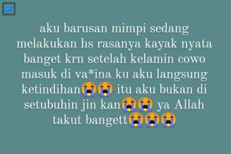 Curhat Mimpi Berhubungan Seks, Endingnya Takut Disetebuhi Jin