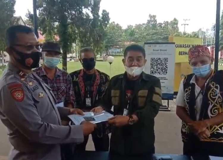 Polres Bartim Terima Laporan Dugaan Penghinaan Wanita Suku Dayak Oleh Nicho Silalahi