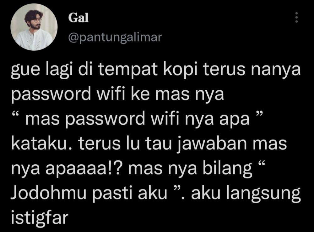 17 Password WiFi kocak ala warganet ini bikin mikir dua kali