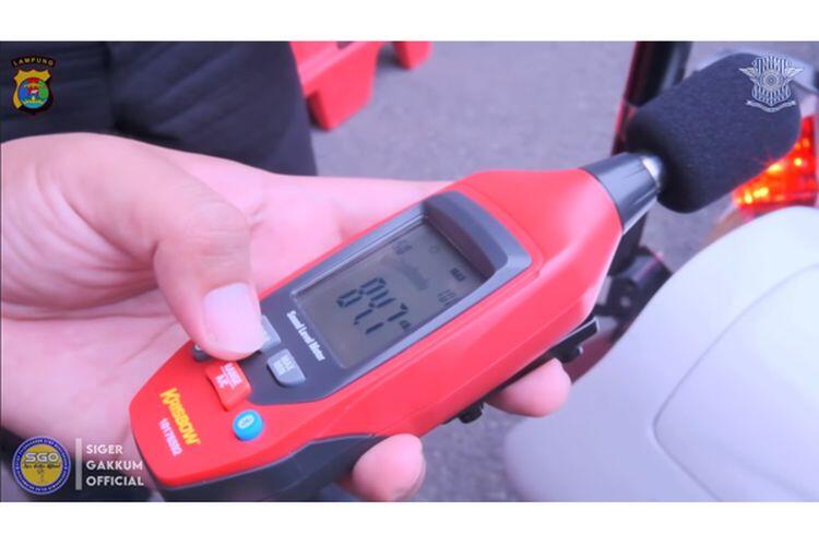 Polisi Pakai Alat Ukur Bising Knalpot, Bagaimana Metode yang Tepat?