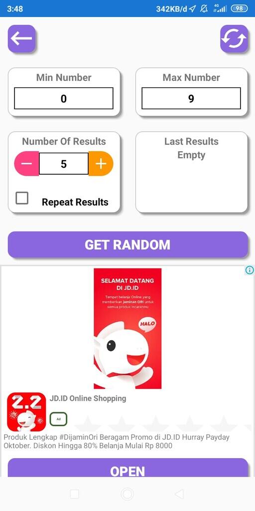 50% HOKI TERGANTUNG PADA PUTARAN ACAK NYA