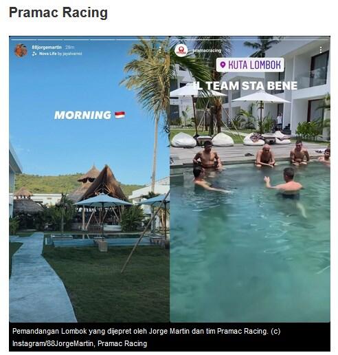 Marc Marquez Pamer Sixpack dengan Latar Panorama Indah Mandalika 