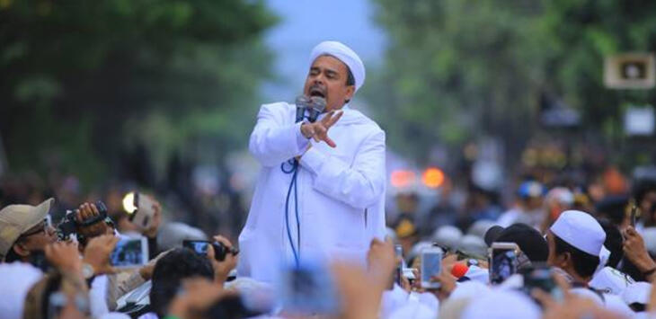 Wow, Habib Rizieq Masuk Tokoh Populer di Indonesia