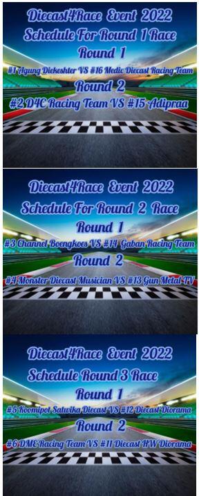 Race Schedule - Diecast4Race