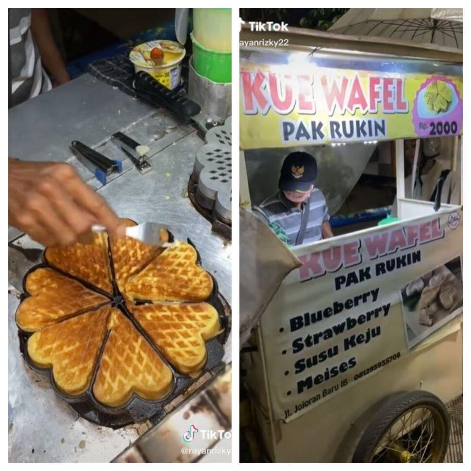 Murah Meriah! Kakek Ini Jual Wafel Seharga Rp2.000, Cita Rasa Nggak Kalah Premium