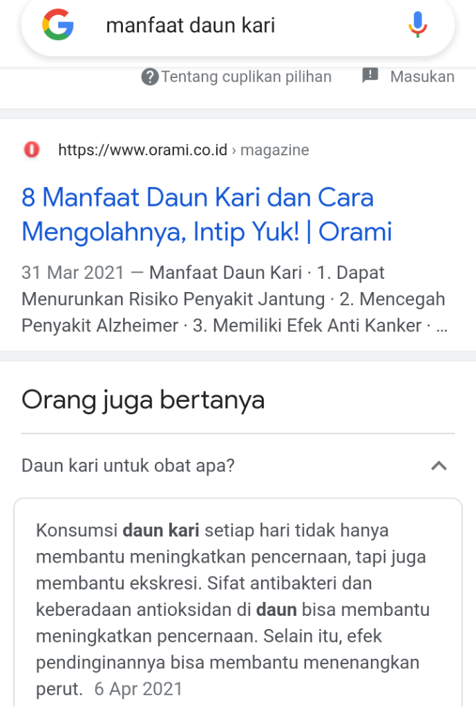 Cireng Daun Kari, Daun Bawang Plus Bumbu Pecel, Manfaat Daun Kari untuk Kesehatan