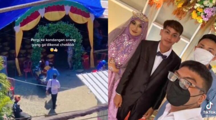 Dua Pria Ini Hadir ke Pernikahan Orang Tak Dikenal