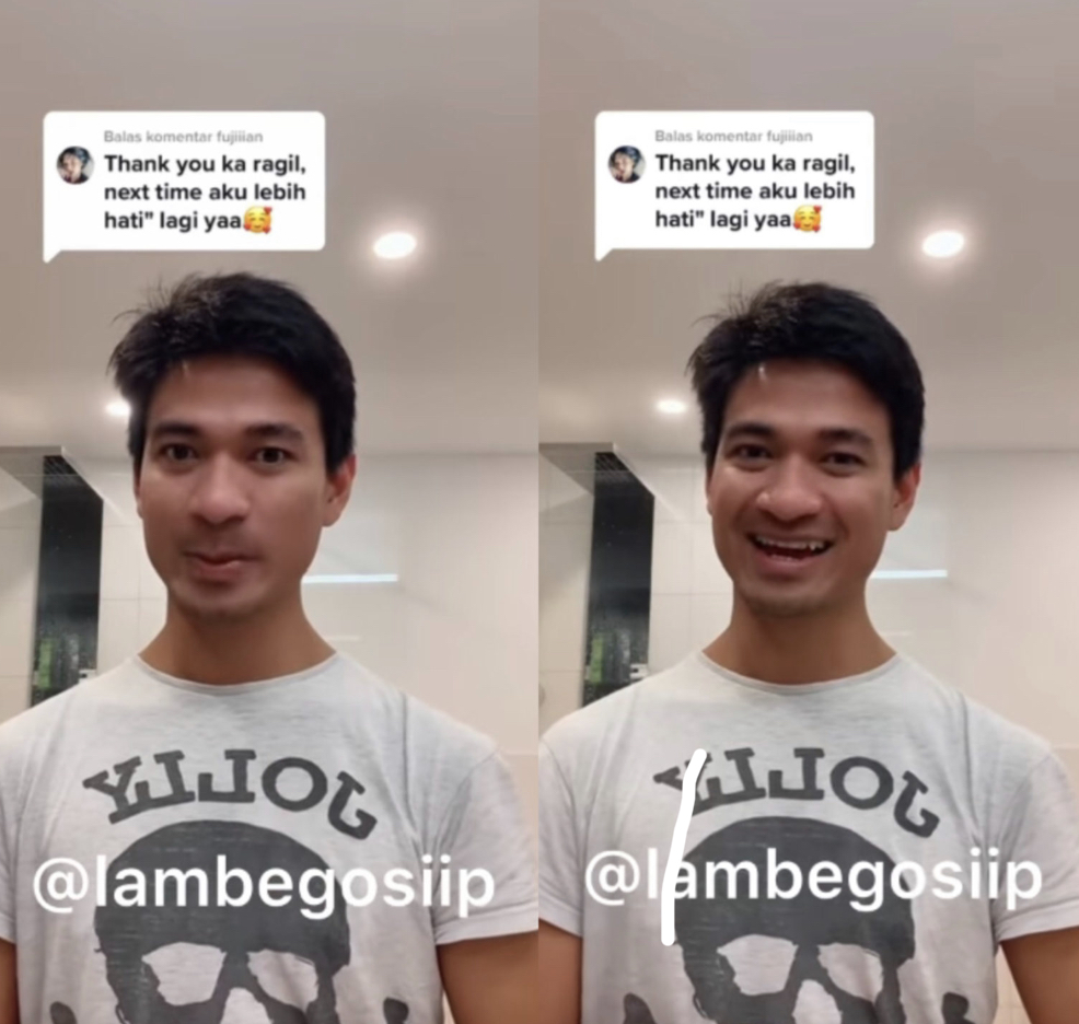 Respon Ragil Mahardika Usai Tegur Fuji Ajak Gala Naik Mobil Tanpa Seat Belt