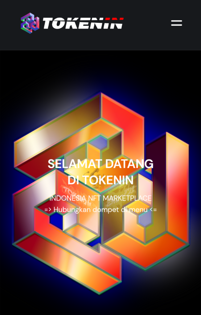 TOKENIN Indonesia NFT Marketplace & NFT Minting Platform