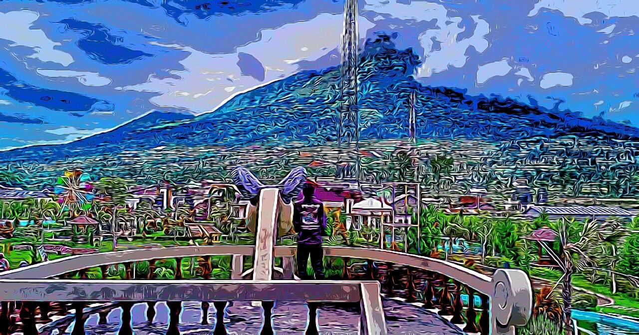 NFT ART ONEPIECE TO MOUNTAIN SUMBING - Binance smart Chain