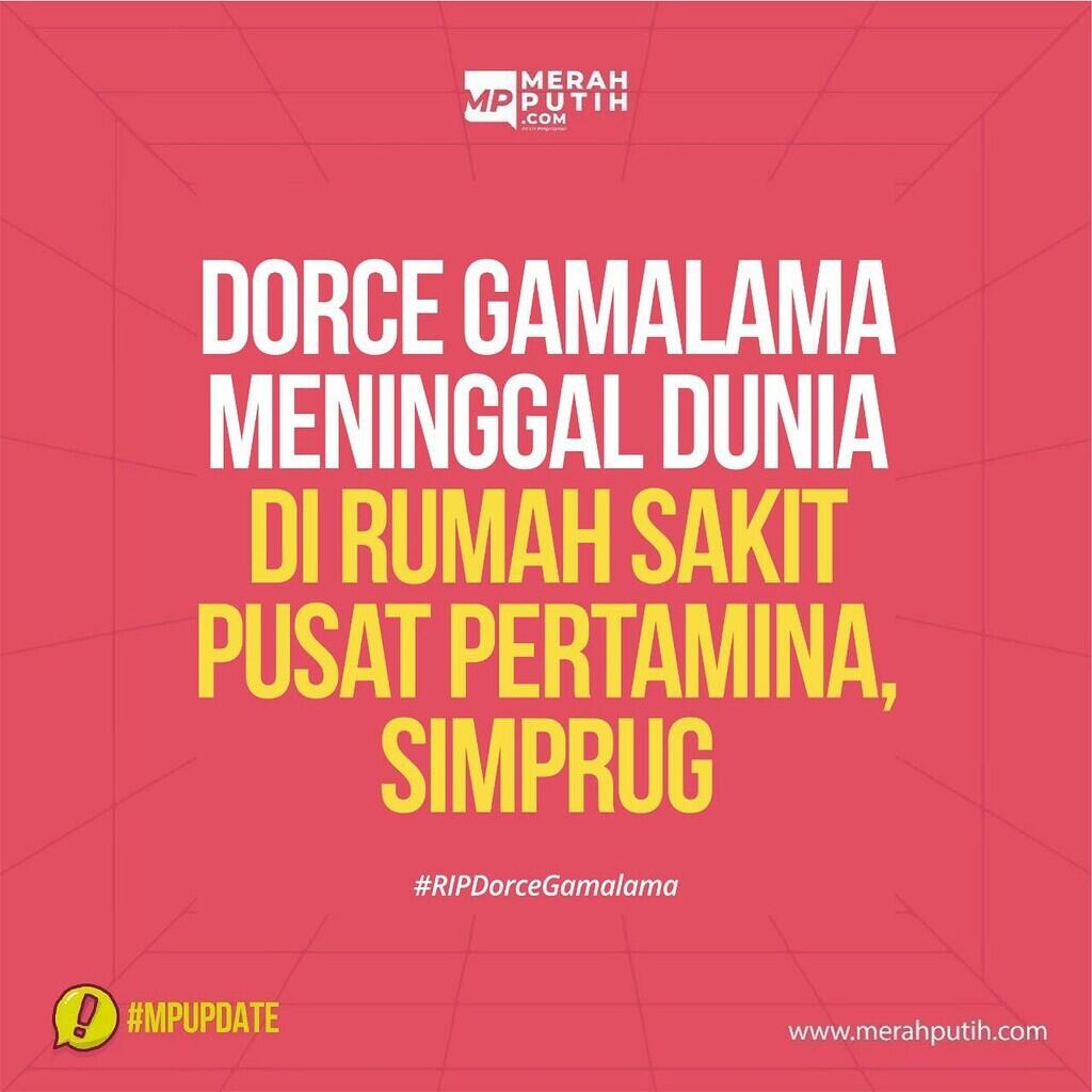 Memiliki Komorbid, Dorce Gamalama Meninggal Dunia Akibat COVID-19