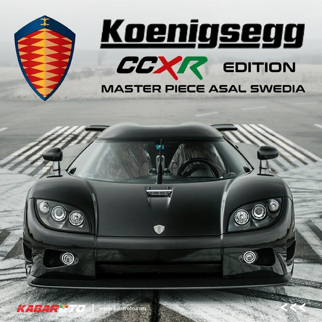 Koenigsegg CCXR Edition Merupakan Masterpiece Asal Swedia