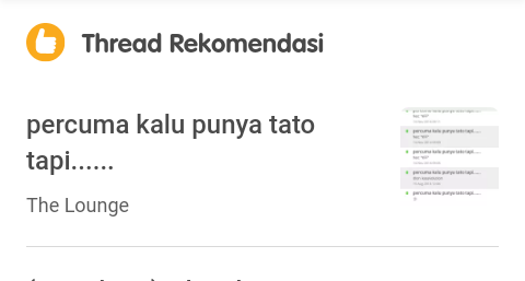 percuma kalu punya tato tapi......