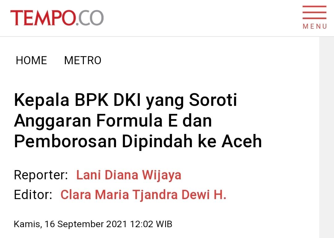 Datangi Kantor Anies Baswesdan, Direktur KPK Sebut Banyak Celah Penyimpangan