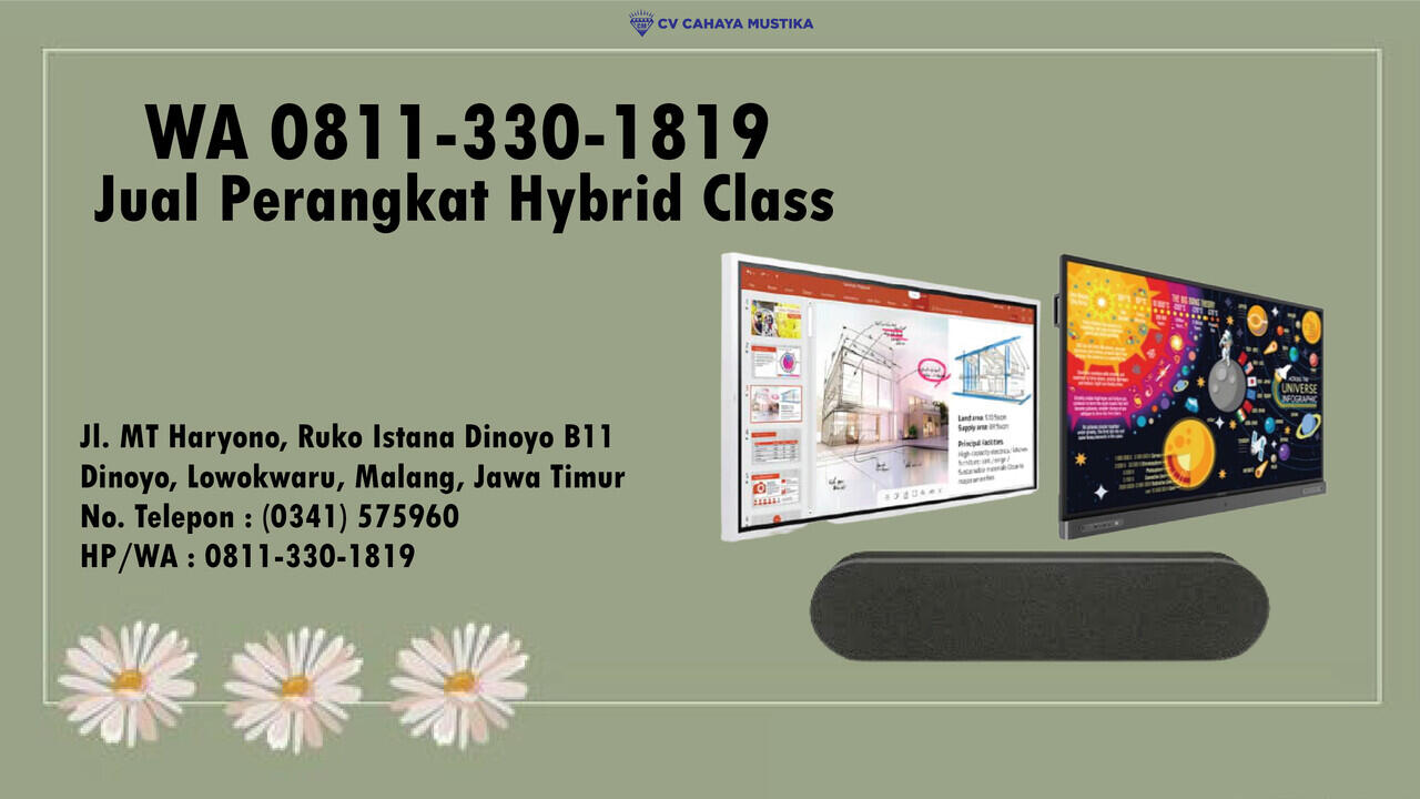 WA 0811-3301-819 | Jual Peralatan Kelas Hybrid Online Jember