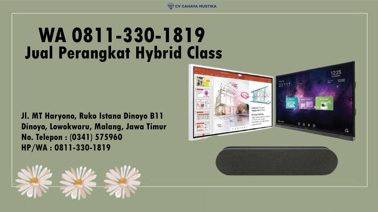 WA 0811-3301-819 | Jual Peralatan Kelas Secara Hybrid Jember