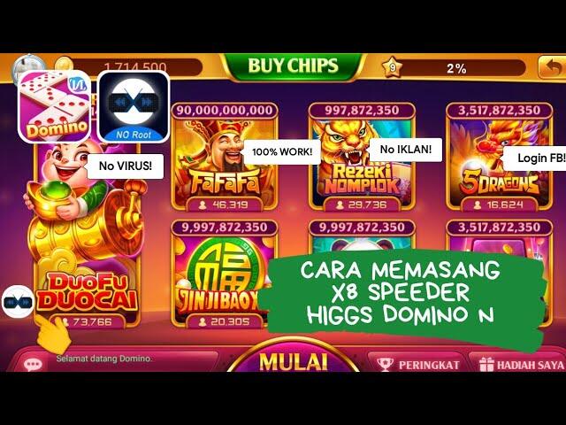 Cara Pasang X8 Speeder Higgs Domino N Terbaru 2022 Dijamin 100% WORK!