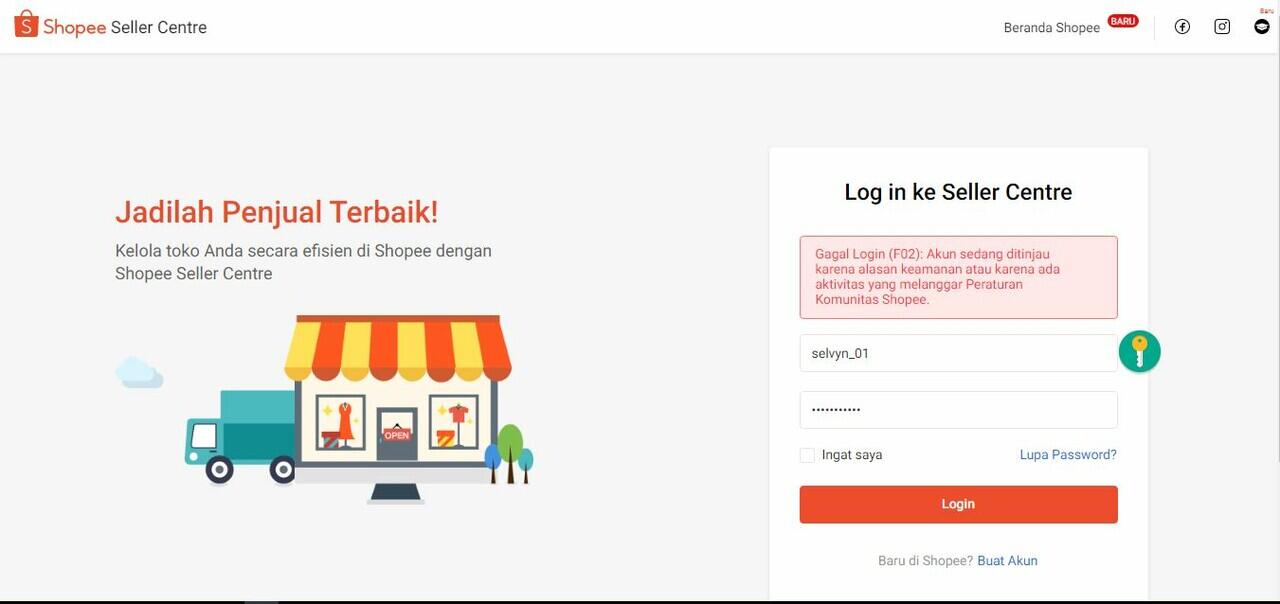 Shopee Tidak Menanggapi Komplain Penjual dan Menahan Uang Hasil Penjualan