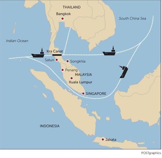 Terusan Kra Thailand, Bikin Singapura Ketar-Ketir!