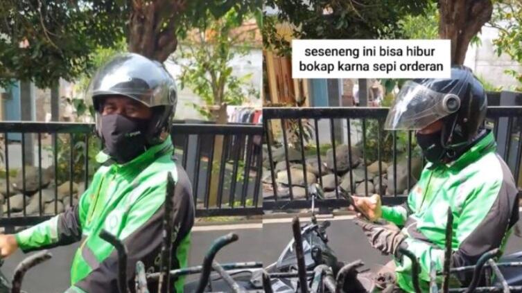 Pria Ini Pesan Ojol Ternyata Drivernya Bapak Sendiri