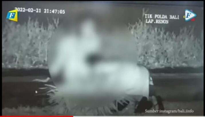 Beredar Video Rekaman CCTV 2 Remaja Mesum di Lap Renon Bali, Atasi Mesum dengan Ini
