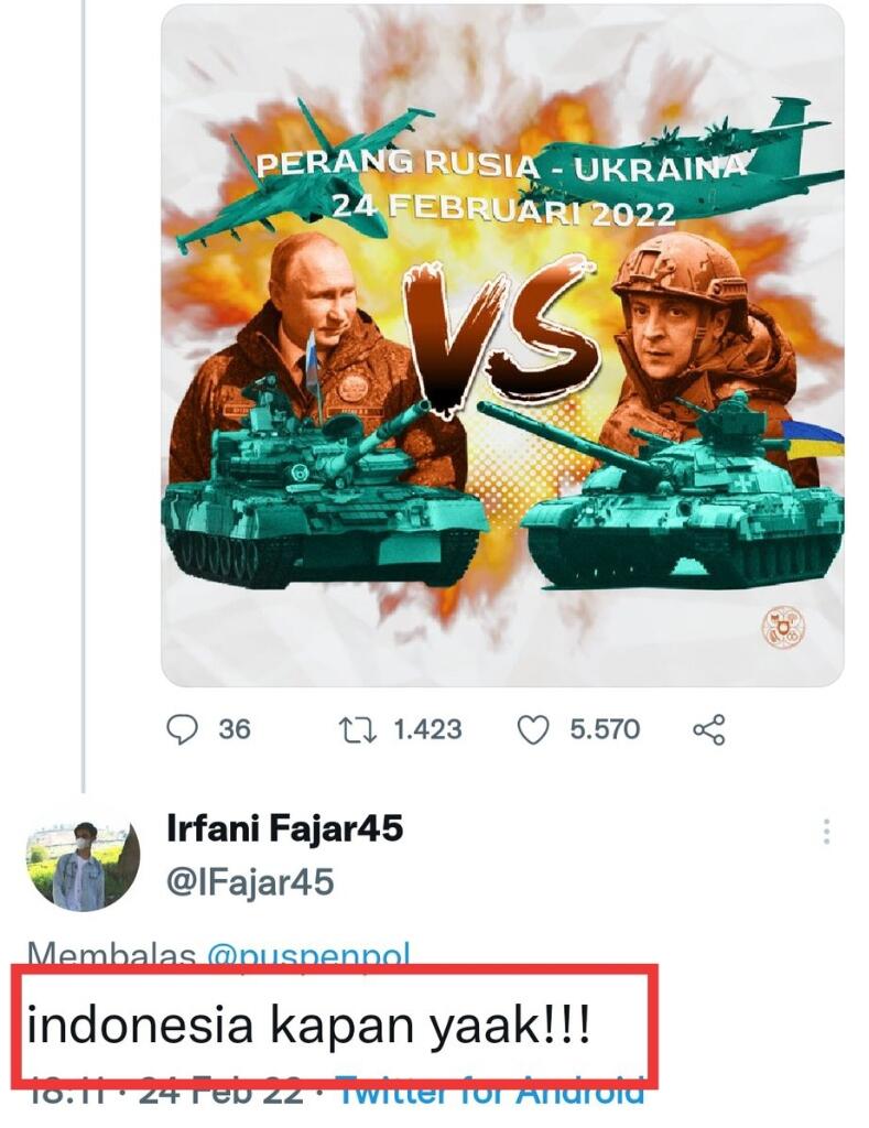 WW3 di Depan Mata, Malah Segelintir Netizen Bilang Ini Bakal Seru