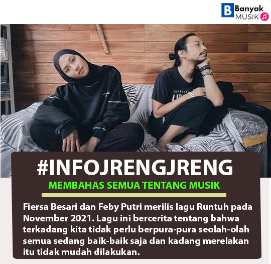 Fiersa Besari Dan Feby Putri Merilis Lagu Berjudul Runtuh Kaskus