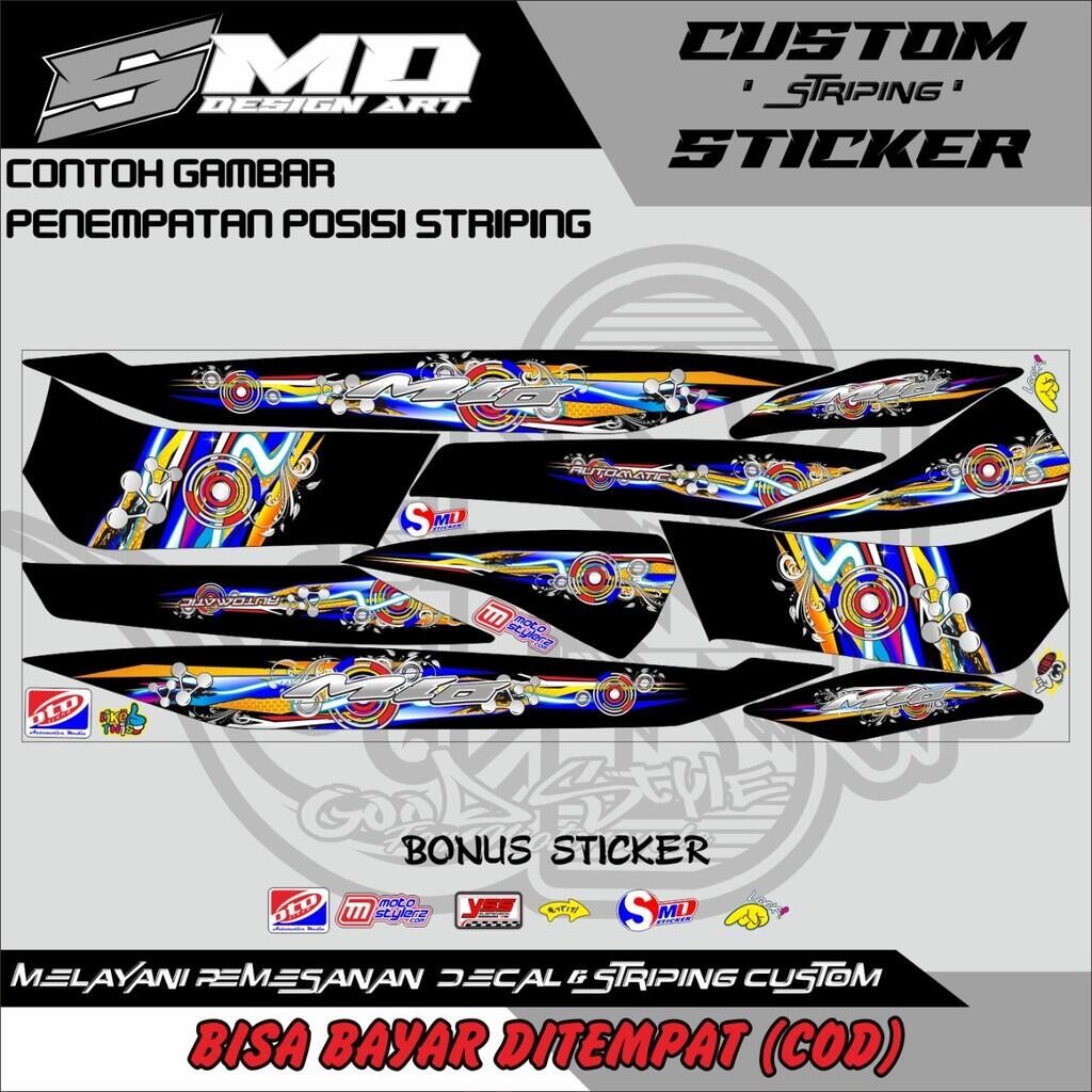 JUAL STRIPING CUSTOM VARIASI MURAH