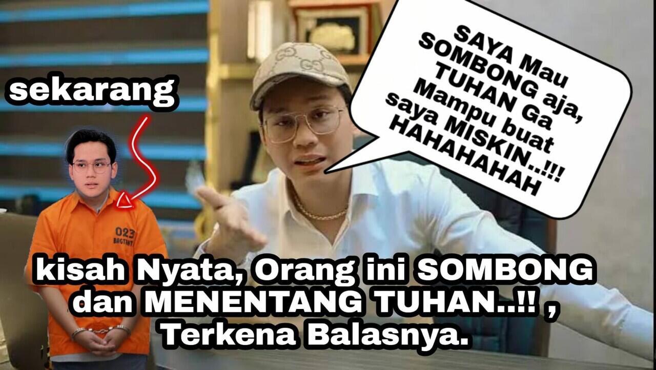 Sombong..! Crazy Rich Indra Kenz Merasa Tuhan Ga mampu buat dia Miskin,