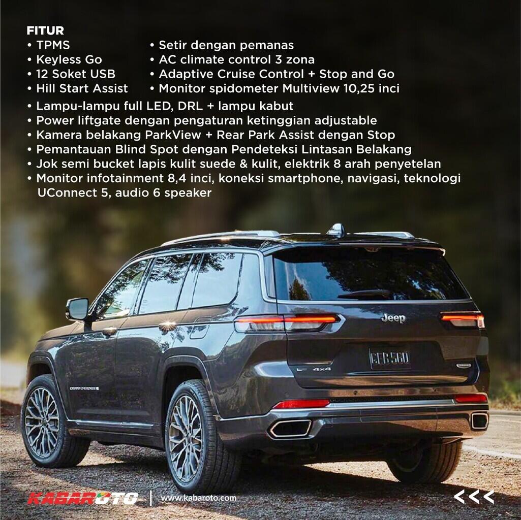 All New Jeep Grand Cherokee Sudah Buka Harga