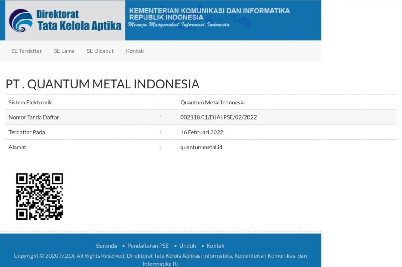 QUANTUM METAL INDONESIA