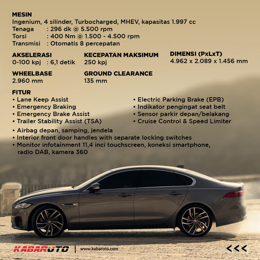 Aksi Jaguar XF Kejar James Bond Di Film No Time To Die