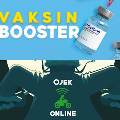 Info tempat vaksin, Bisa melalui Aplikasi Ojol