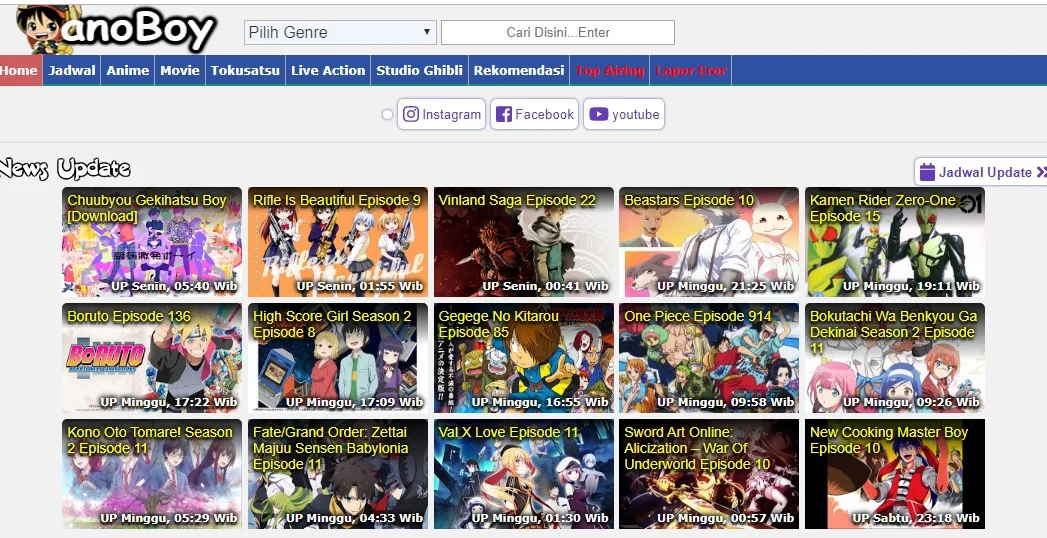 Website nonton best sale anime online