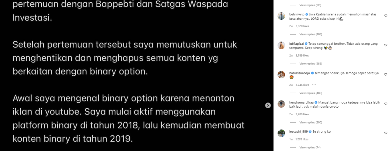 Akun Centang Biru Kasih Semangat Tersangka Penipuan? Logika Lo Mana, Woi?