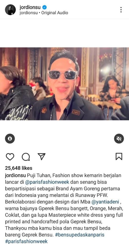 Ternyata Ini Masalah Event &quot;Paris Fashion Show&quot; Dikira Ikut &quot;Paris Fashion Week&quot;