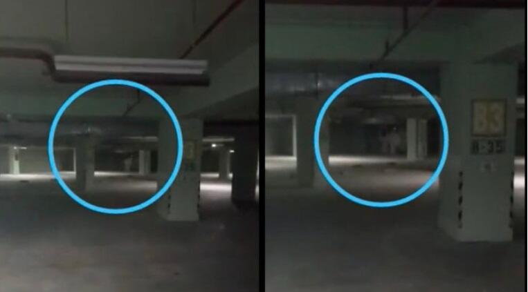 Satpam Ini Lagi Jaga Malam di Basement Tak Sengaja Rekam Hantu