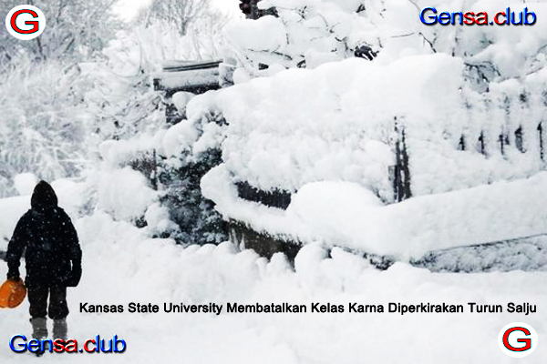 Kansas State University Membatalkan Kelas Karna Diperkirakan Turun Salju