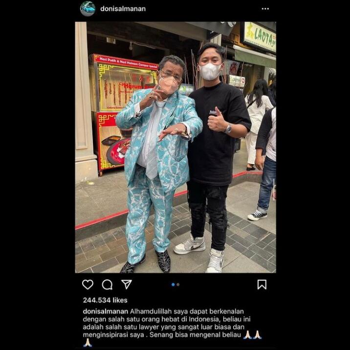 Hotman Paris Risih Disebut Sebagai Sosok Inspirasi oleh Doni Salmanan, Apa Ruginya?