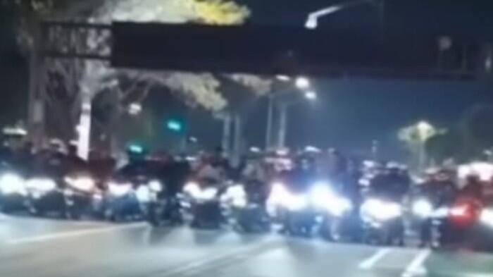 Polisi Tilang 10 Orang Penggerak Balap Liar hingga Tutup Jalan Sudirman