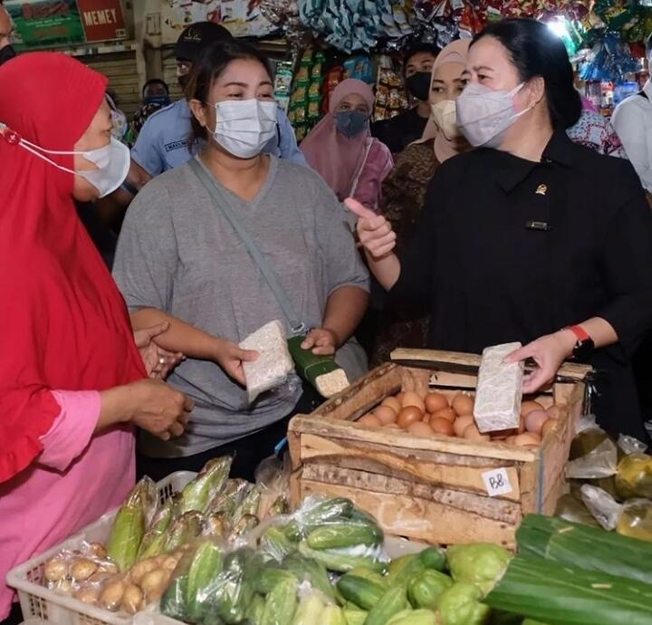 Puan: Saya Cek ke Pasar, Pedagang Mengeluh Sulit Minyak, tapi Pabriknya Normal